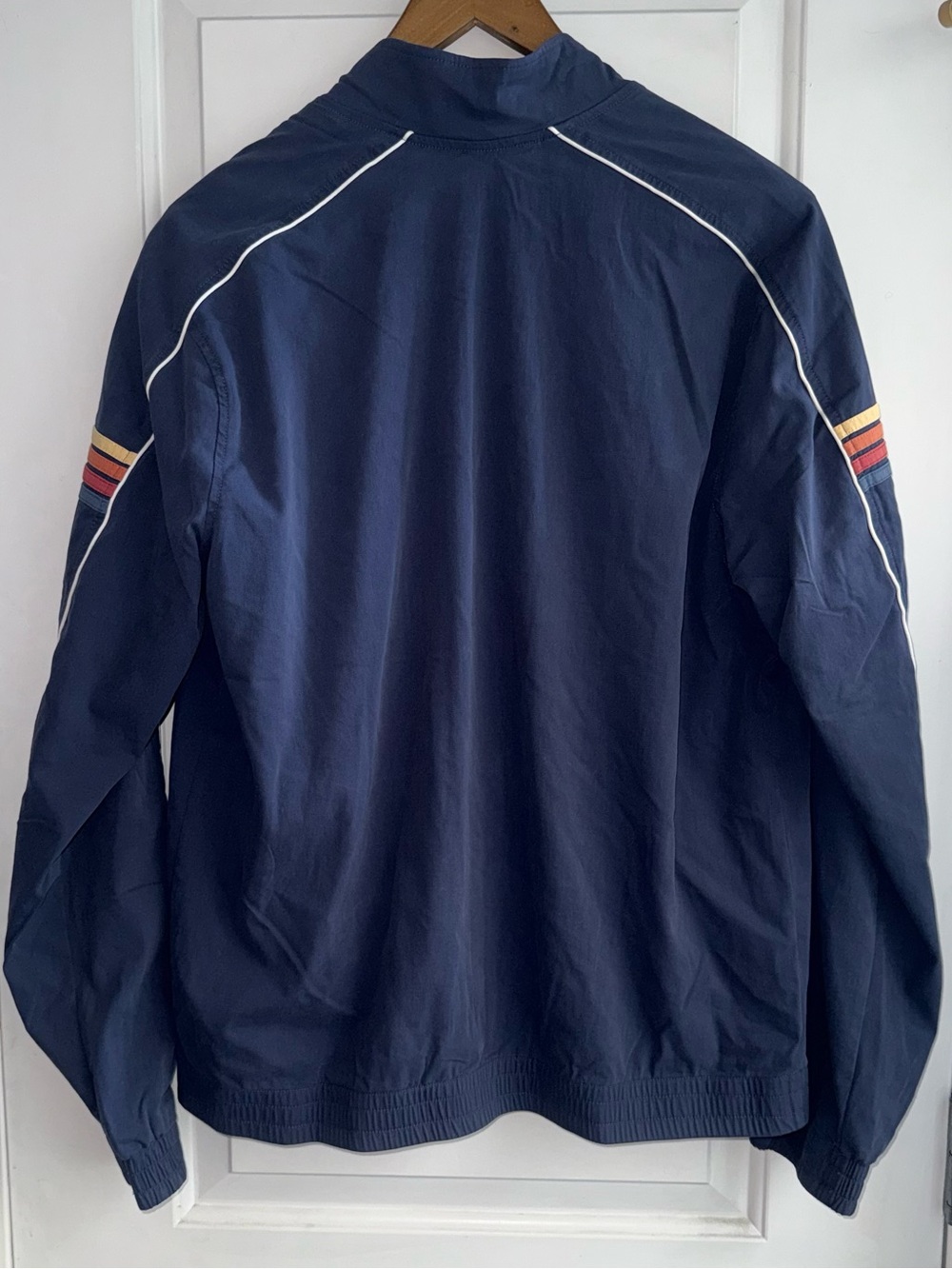 Marine Layer NWT Freeman Stretch Twill Windbreaker Jacket in “Mood Indigo” - Picture 5 of 9